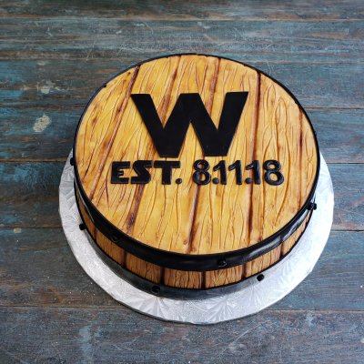 Bourbon Barrel Groom's cake